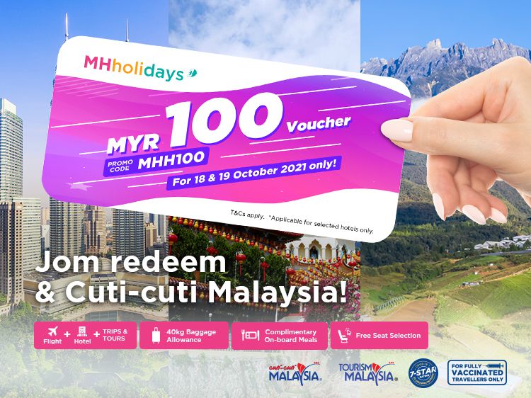 Flash Deals Malaysia Airlines’ MHholidays Offers RM100 Voucher for