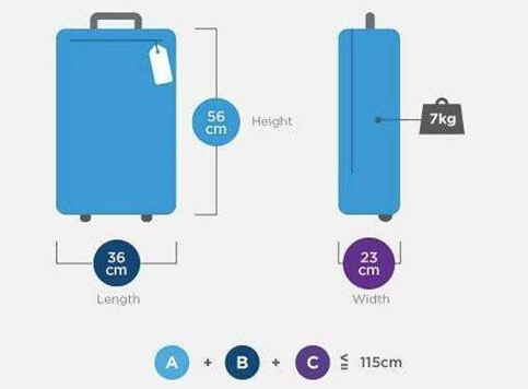 Check in Hand bag cabin Weight allowed Indigo Goair Vistara spicejet  airindia airasia airport latest - YouTube